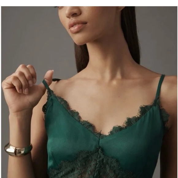 Bl-nk Eustella Bare V-neck Maxi dress, Anthropologie Medium NWT - Picture 6 of 6